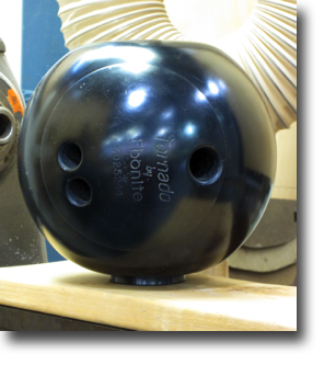 Left Handed Cup
Turned Bowling Ball